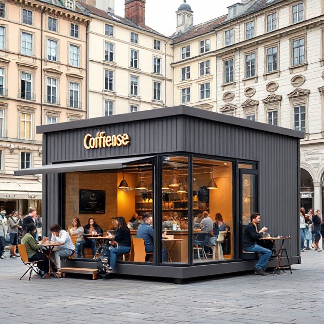 کافه کانکسی در محیط شهری