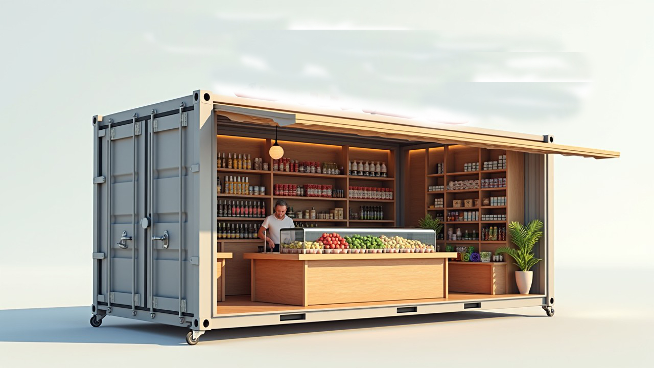 مارکت قابل حمل جاده ایی