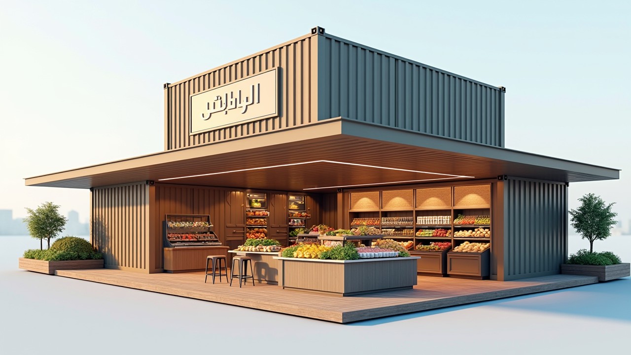 سوپر مارکت قابل حمل شیک