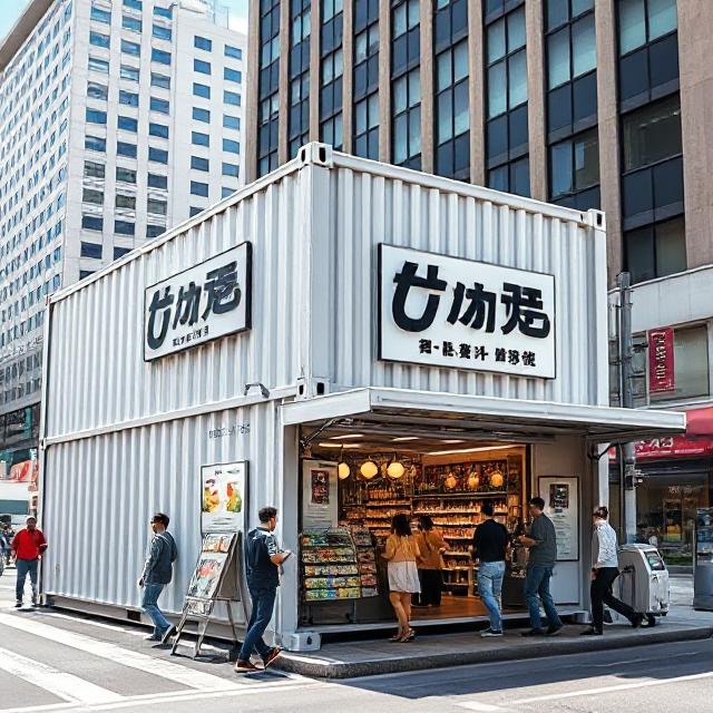 فضای داخلی کانکس فروشگاهی مدرن