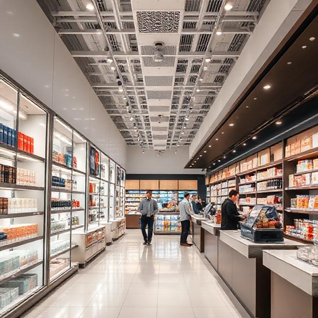 فضای داخلی کانکس فروشگاهی مدرن